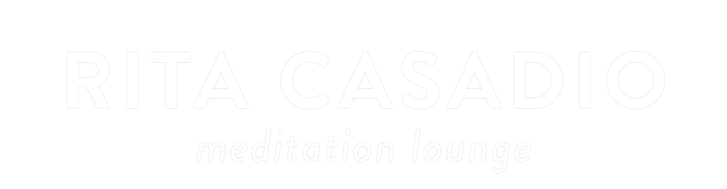 Meditation lounge Rita casadio logo bianco